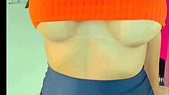 inviting hot young babe over for movie leads to pounding her pussy and cumming on slutty face