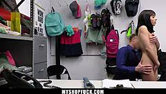 Guard Strips Teen Shoplifter For Deep Cavity Search And Rough Pounding