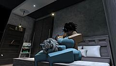 why are we having rough roblox sex with this hot demon big tits babe?