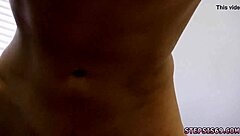 Amateur teen tries anal plug in taboo setup