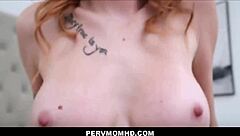 Pervmomhd Big Tits Brunette Milf Fucked by Big Cock to Orgasm in POV. Jessica Aaren and Rion King in Skinny Shaved Pussy Action.