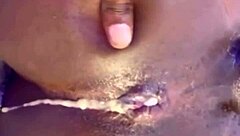 Hey, can you stretch out my tight asshole with that big black cock until it gapes and creampies?