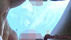 Flashing Dick In Public Pool Leads To Risky Outdoor Fuck