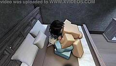 why are we having rough roblox sex with this hot demon big tits babe?