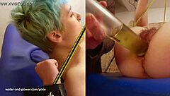 i feel so bubbly and excited during this enema session with the british bunny in part one preview