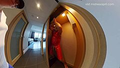 What Happens When Dominatrix Mistress April Uses Her Bound Ebony Slave in Berlin Bondage Play