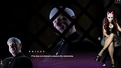 Big tits milf in fishnets and cosplay costume flashes boobs during outdoor public upskirt at cinema