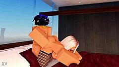 Blonde Roblox Model Teen Sophie Returns for Fun Playtime with Her Headless Manager in Detailed Scenes