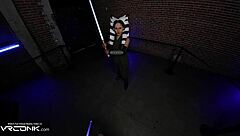 VR Conk Ahsoka blows and rides Anakin's huge cock in cosplay parody