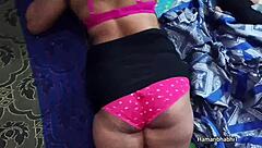 Indian woman meets neighbor