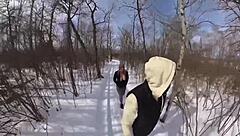 I can't get enough of this freaky couple flashing and fucking rough in public outdoors!