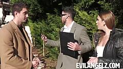 I Feel So Thrilled in Alexis Crystal's Intense Threesome with Petite Teen Blowjob Passion