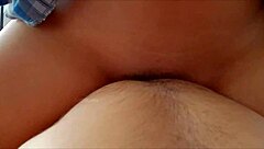 Uniformed expert rides pole skillfully and takes load on her big buttocks after pulling out