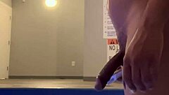 Hey, loving this intense dick sucking session at the pool with deepthroat action