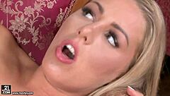 Christen Courtney Fucks A Big Dick With Blonde Blowjob Anal Assfucking And Pussy Muff Diving