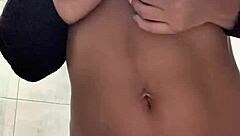 Hey, check out this sexy Brazilian brunette getting bent over in hot doggystyle fetish action!