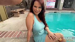 Busty Italian Brunette Milf Syren De Mer Gets Pussy Pounded By Rome Major In Hardcore Action