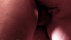 Collared British 18 year old submits to rough domination and huge cumshot in kitchen