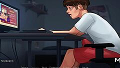 Oh Yeah! Mature Jerks My Throbbing Cock In Summertimesaga E1 51