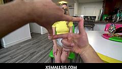 xsmall sophia enjoys huge pov action in tight intimate encounter