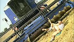 Farmer fucks my cute 18+ ass in the ranch field