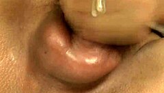 Oh uh... tiny ladyboy Mac masturbating her skinny Thai tgirl cock in solo jerking off session, feels so good...