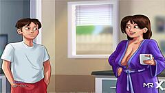 Oh Yeah! Mature Jerks My Throbbing Cock In Summertimesaga E1 51