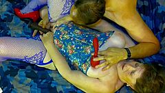 Granny Del Flors Black Dildo Playtime Leads To Mature Orgasm!