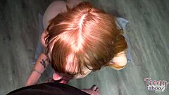 Sweet freckle FACED AMBER STARTS with sensual PUSSY LICKING before RIDING COCK in missionary POSITION