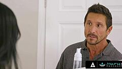 oh wow, this cute 18yo savannah sixx is fucking me during my first nuru massage...