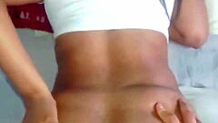 Teen prostitute takes huge cock in ass doggystyle pov with gaping cum finish in homemade action.