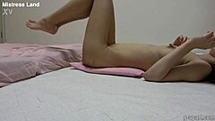 Slender Japanese Girl Azusa Does Naked Exercise Workout On Webcam 😊🇯🇵