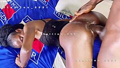 Amateur couple shares real passionate sex with mature milf riding big cock on bed moaning loudly in homemade video.