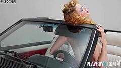 Wow! Curvy Californian Redhead Babe Elly Clutch Goes Nude For Playboy With Big Tits Stripping