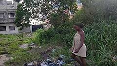 Quick outdoor moment with neighbor