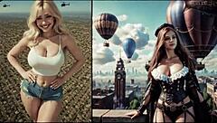 Oh Wow, AI Psychosis Delivers Intense Throatpie with Real Sounds and Rough Blowbang Action!