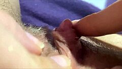 Hey, watch this huge clitoris rubbing and jerking leading to intense squirting orgasm in close up 😍