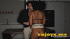 Brunette Selva Craved Breakfast But Ended Up Getting Rough Hardcore Fuck In Kitchen With Cum On Face