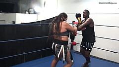 Feisty Feminista Challenges Male In Mixed Boxing Spar