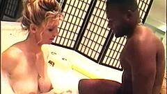 Blonde Milf's Pink Pussy Wrecked by Black Monster Cock