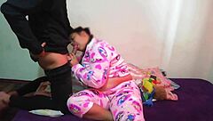 Horny babe masturbates then sucks cock swallows cum 🍆💦