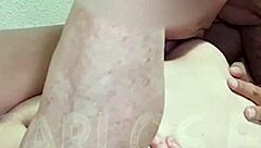 Horny Husband Devours Wife's Wet Shaved Pussy in Bed