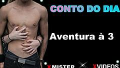 brazilian amateur adventure with three wild explorers