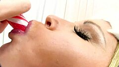 Emotional Thrill Of Daisy Monroe's Christmas Pov Blowjob Cum Swallow