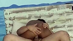 moreninha gostosa grinds her wet brunette pussy on thick black cock