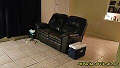 She loses to win the stripping card game with rough missionary