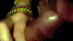 cute blonde sucks and swallows cum on public bus