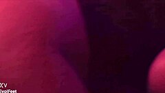 Feet fetish satisfaction with face sitting domination and choking in dirty threesome