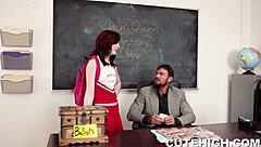 Petite Cheerleader Faces Harsh Punishment In Garage For Prom Queen Dreams Gone Wrong