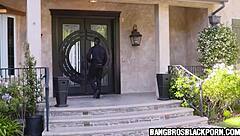 hey cute black teen caught masturbating by older guy next door